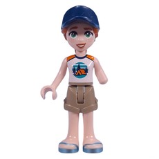 Autumn - Adventure Camp, Dark Tan Shorts, Dark Blue Cap (fig-015029)