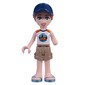 Autumn - Adventure Camp, Dark Tan Shorts, Dark Blue Cap