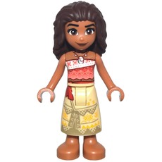 Moana, Sienna Brown, Tan Skirt (28705 Hair) (fig-015052)