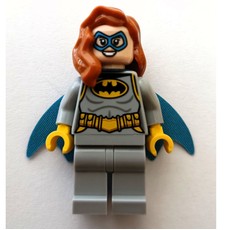 Batgirl, Light Bluish Gray Suit, Blue Eyemask (fig-015075)