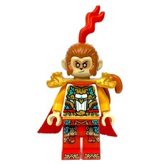 Monkey King, White Armor, Red Split Cape (fig-015147)