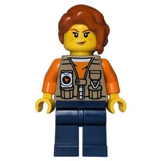 Explorer, Tina Tarantula, Dark Tan Vest Jacket, Dark Blue Legs, Dark Orange Hair (fig-015199)