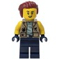 Mechanic, Iris Icicle, Dark Tan Jacket, Dark Blue Legs, Dark Red Hair