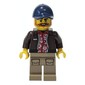Captain Nautilus, Dark Brown Jacket, Dark Tan Legs, Dark Blue Cap