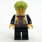 Man, White Jacket, Black Legs, Lime Hair