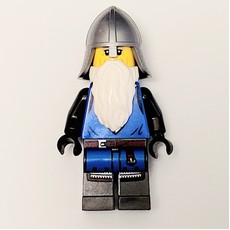 Mountain Fortress Black Falcon Soldier - Helmet with Neck Protector, Beard (fig-015255)