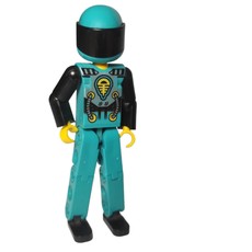 Dark Turquoise Cyber Strikers Driver (fig-015266)