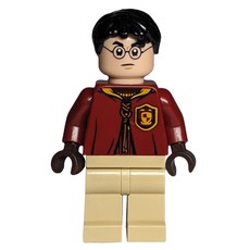 Harry Potter, Dark Red and Tan Gryffindor Quidditch Uniform (fig-015290)