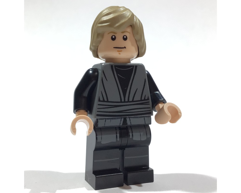 LEGO Set fig-015305 Luke Skywalker, Dark Bluish Gray Robes, Dark Tan ...