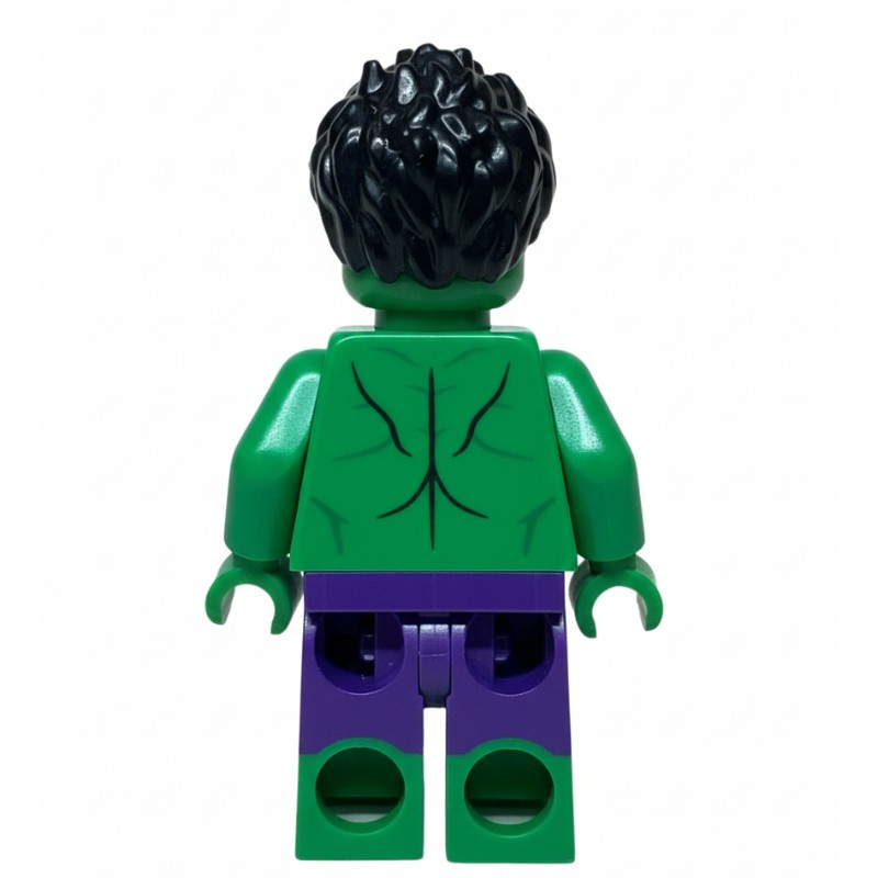LEGO Set fig-015356 Hulk, Dark Purple Pants, Dual Molded Legs, Smile ...