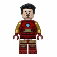 Iron Man, Pearl Gold Arms, Round Arc Reactor, Hair (fig-015436)