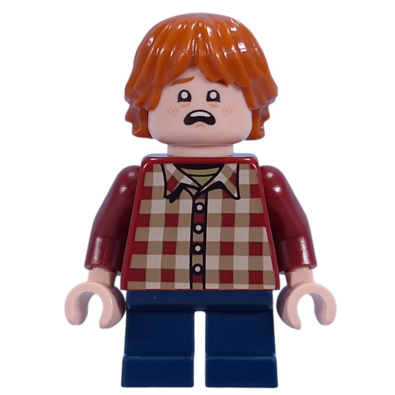 LEGO Set fig-015482 Ron Weasley, Dark Red Shirt, Dark Blue Short Legs ...