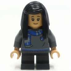 Cho Chang, Short Legs, Dark Bluish Grey Sweater, Scarf (fig-015491)