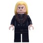Lucius Malfoy, Black Robes with Dark Red Fur, Plain Legs