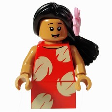 Lilo, Bright Pink Flower, Brick Skirt (fig-015549)