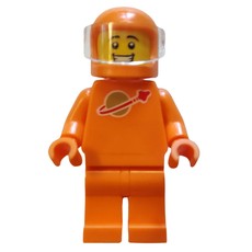 Classic Space, Orange with 3626cpr1966 Head, Visor (fig-015677)