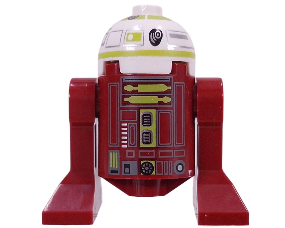 LEGO Set fig-015720 Astromech Droid, R7-A7, Dark Bluish Grey Rectangles ...