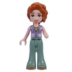Autumn - Lavender Top, Sand Green Pants (fig-015757)