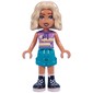 Nova - Medium Lavender Top, Dark Turquoise Shorts