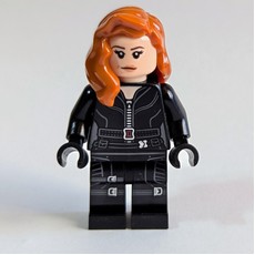 Black Widow, Black Jumpsuit, Printed Legs (85974 Hair) (fig-015930)