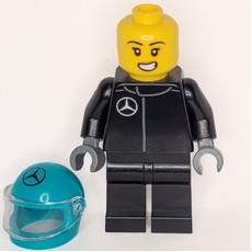 F1 Driver, Mercedes, Black Suit (fig-015939)