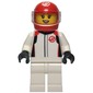 F1 Driver, Haas, White Suit, Red Helmet