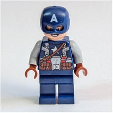 Captain America, Light Bluish Grey Arms (fig-015966)