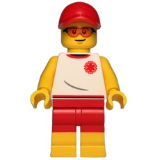 Life Guard, White Torso, Red Shorts, Red Cap (fig-015983)
