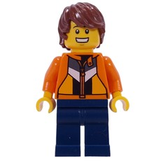 Just Jason, Vlogger, Orange Jacket, Dark Blue Legs, Reddish Brown Hair (fig-015994)