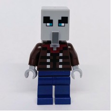 Illager, Vindicator, Dark Blue Legs, Narrow Eyes (fig-016008)