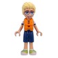 Olly - White Top, Dark Blue Shorts, Life Jacket