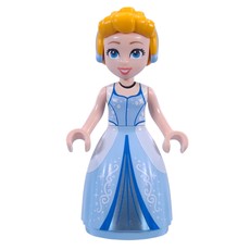 Cinderella, Bright Light Orange Hair, Full Skirt (fig-016043)