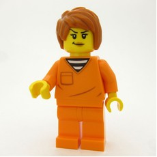 Criminal, Orange Jumpsuit, Dark Orange Hair (fig-016118)