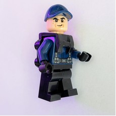 Guard in Dark Blue Cap, neck Bracket (fig-016194)