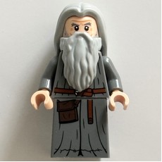 Gandalf the Grey, Light Bluish Grey Hair (fig-016274)