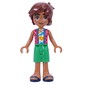 Leo - Coral Shirt, Bright Green Shorts