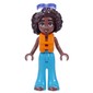 Aliya - White Shirt, Medium Azure Pants, Sunglasses, Lifevest