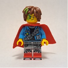 Mateo, Dark Azure Torso, Cape (fig-016332)