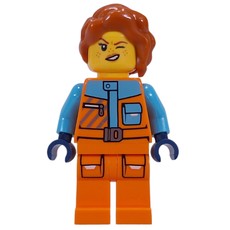 Arctic Explorer, Tina Tarantula, Orange Suit, Dark Orange Hair (fig-016339)