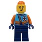 Arctic Explorer, Iris Icicle, Dark Azure Jacket, Dark Blue Legs, Orange Ponytail