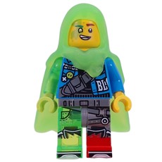 Mateo, Trans-Bright Green Cape (fig-016364)