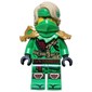 Lloyd, Bright Green Shoulder Armor and Mask, Hair