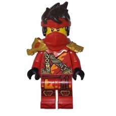Kai, Red Shoulder Armor and Mask, Hair (fig-016398)