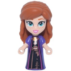 Anna - Microdoll, Dark Purple Dress (fig-016423)