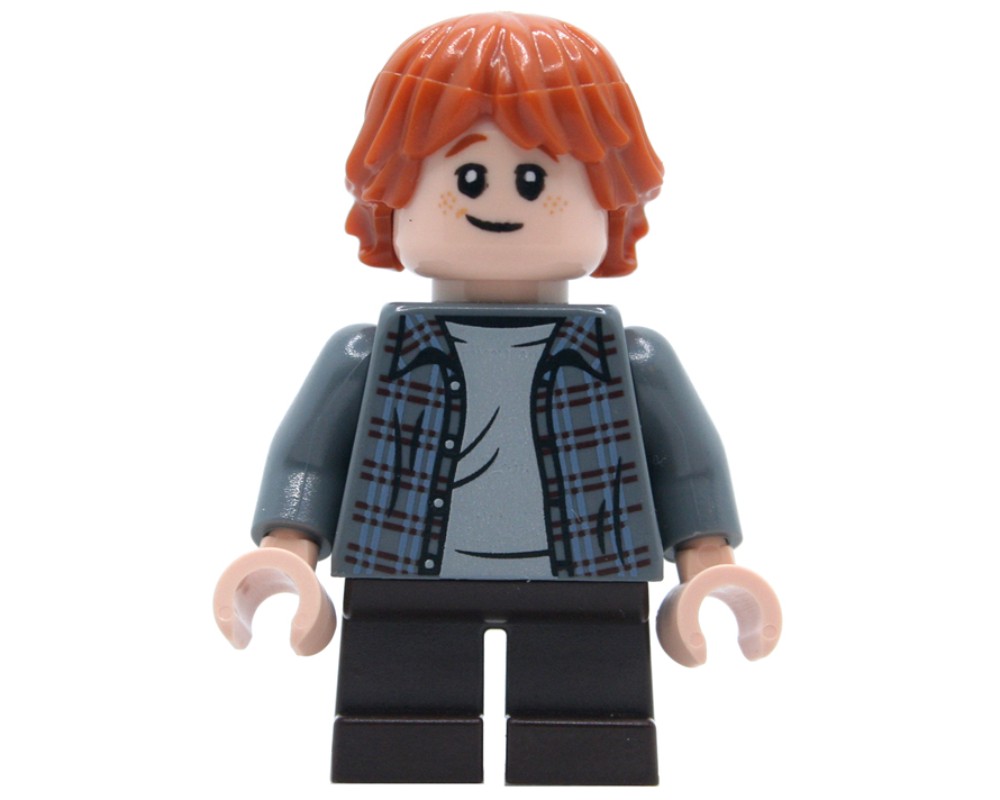 LEGO Set fig-016475 Ron Weasley, Dark Bluish Gray Shirt, Short Legs ...