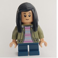 Cho Chang, Short Legs, Olive Green Jacket (fig-016493)