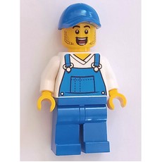 Blue Overalls, Blue Cap (fig-016517)