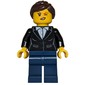 Robber, Black Torso, Dark Blue Legs, Dark Brown Hair