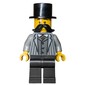 Passenger, Light Bluish Grey Torso, Pearl Titanium Legs, Black Hat, Moustache