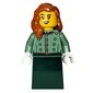 Passenger, Sand Green Torso, Dark Green Dress, Dark Orange Hair